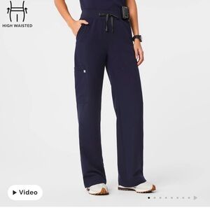 Figs Women's Navy Scrub Pants